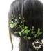 Дизайнерски фуркети - украса за коса в зелено Green Ivy by Rosie